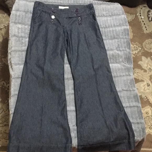 American Rag Denim - American Rag Sailor Jeans 8 Buttons Bellbottoms size 11